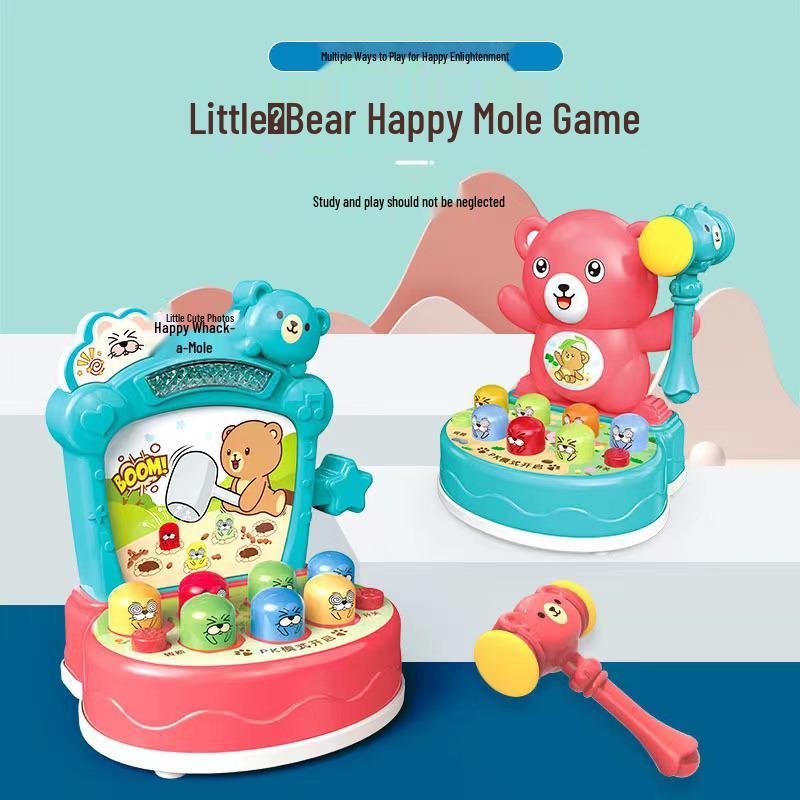 Interactive Children's Whack-a-Mole Toy - Musical & Educational Early Learning Game for Boys and Girls