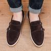 Men Retro Old Money Loafer With Retro Old Money Suede Loafers Comfortable Walking Casual Commuting Summer Travel Footwear