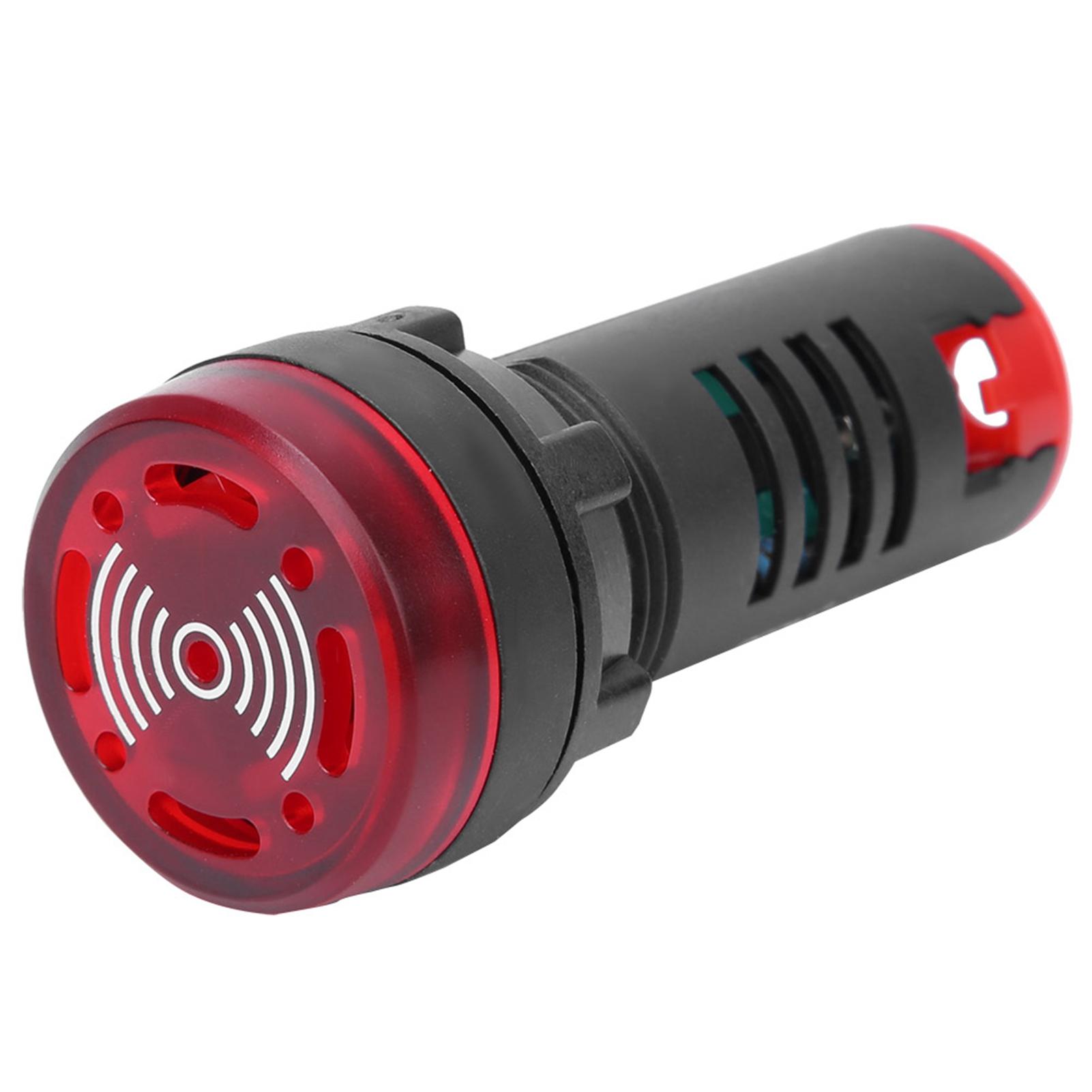

10 Pcs BERM LED Buzzer AD1622SM Red Light Flash Alarm Indicator Lamp with Buzzer ACDC12V