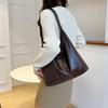 Large Capacity Stylish Solid Color Tote Bag For Autumn Fashionable Daily Use