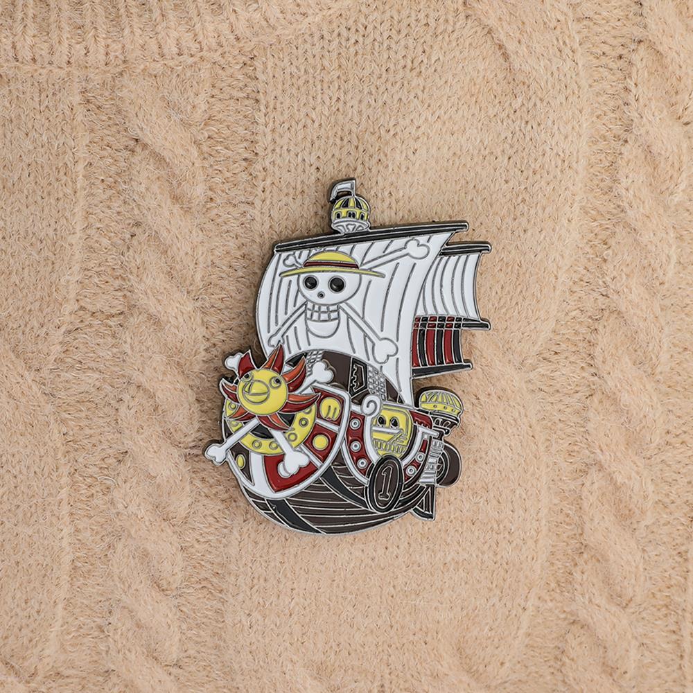 Anime Cosplay Merry Badge Enamel Brooch for Jeans Jacket Lapel Pin Jewelry Accessories