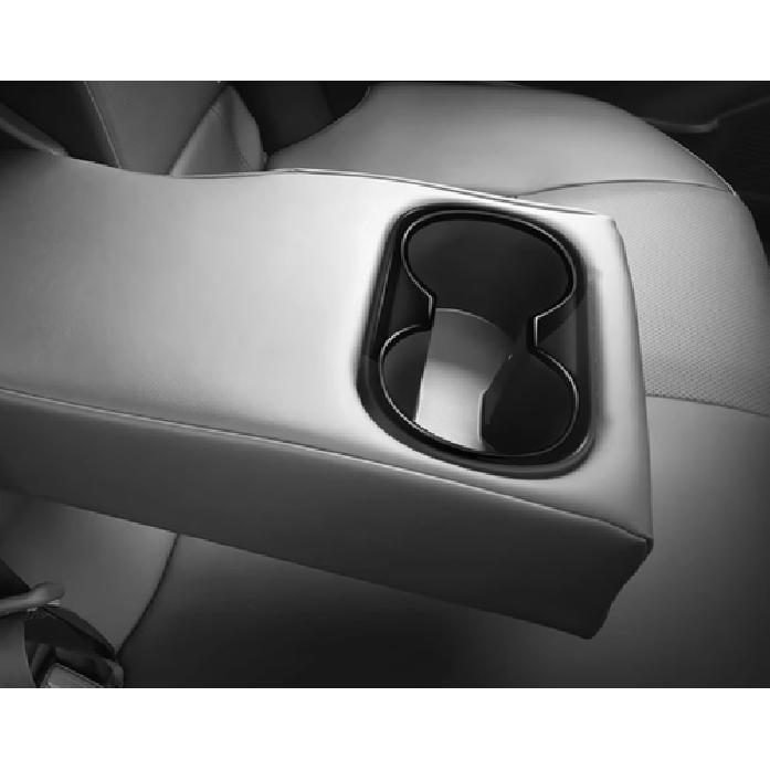 Glossy Black Rear Water Cup Holder Frame Cover Trim For -2025 Toyota Prius