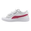 Puma Smash v2 Infant White Magenta Haze Baby Sneakers Fig Grey-Violet 365174-08