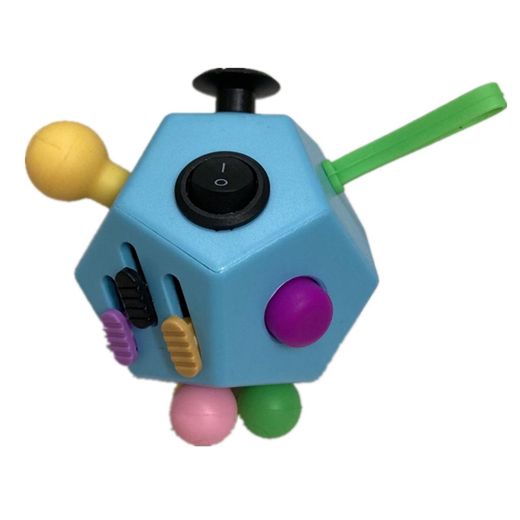 12-Sided Second Generation Decompression Puzzle Cube - Creative Stress Relief Toy