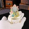 dressing table jewelry box enamel color storage box gift ring necklace jewelry storage box flip handicraft ornament