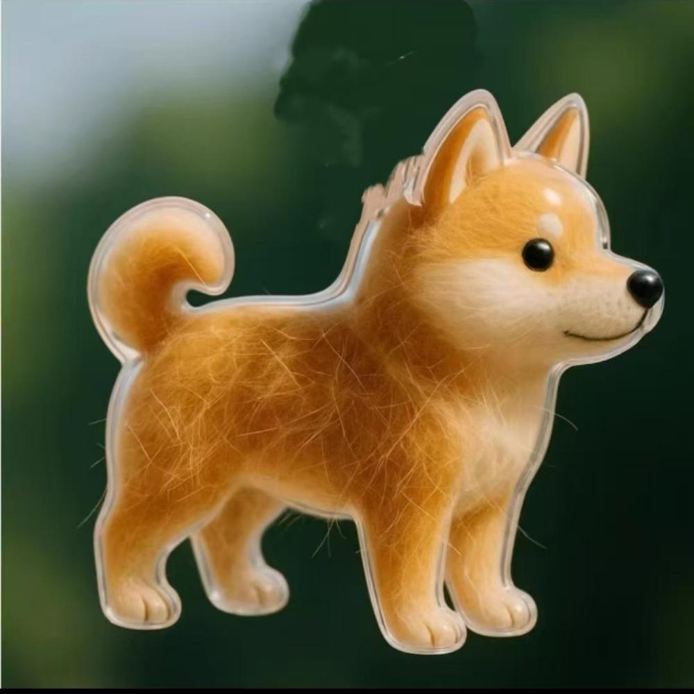 Transparent Dog Fur Storage Pendant Fur Storage Capsule DIY Accessories Portable Souvenirs Keychain Cute Pet Hair Container