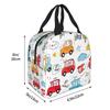 1pc Cartoon Car Pattern Printed Thermal Bag, Insulation Bag, Insulated Bag. Not for Food Contact. Suitable for Home, Restaurant