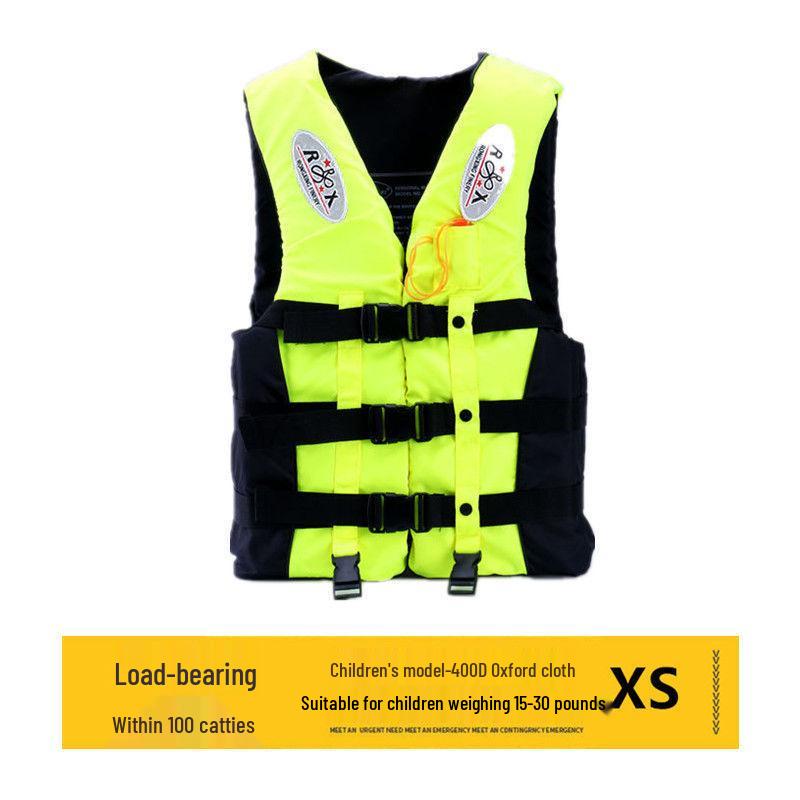 High Buoyancy Marine Life Jacket - Portable Snorkeling and Fishing Vest for Water Survival.