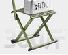 Portable Ultralight Folding Stool with Backrest - Dual-Use for Camping, Fishing, and Barbecue