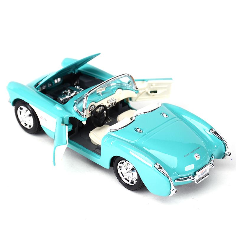 Maisto 1:24 1957 Chevrolet Corvette Sportwagen Statische Die Cast Fahrzeuge Sammler Modellauto Spielzeug