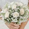 30Pcs DIY Floral Artificial Baby Breath Flowers Artificial Flowers Bouquets  Bride Engagement