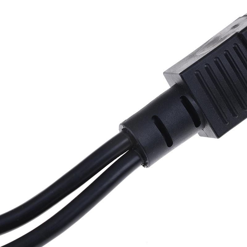 UPS Server C14 To C13 Y Splitter Extension Cable PDU.PSU Power Cable Cord 30cm
