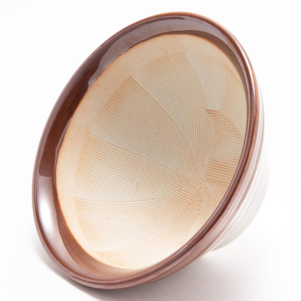 TAMAKI Mortar and Diameter 14cm X Height Made In Porridge, Brown, 6.2cm, 380ml, Japan, Non-Slip, T-644089