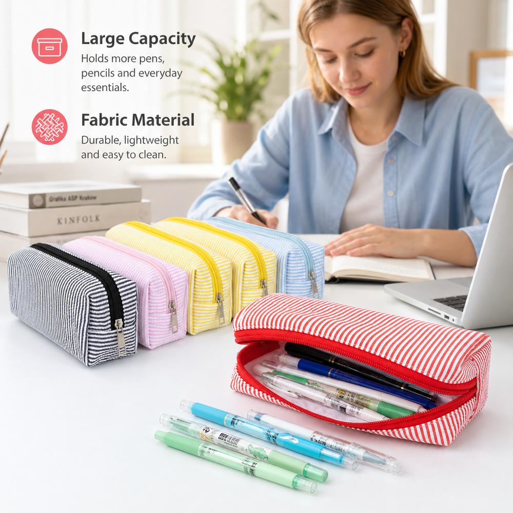 Astuccio Grande Capacità Multiuso Nuova Borsa Porta Cancelleria Materiale Scolastico