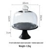 Ceramic High-Footed Afternoon Tea Dessert Stand and Tray