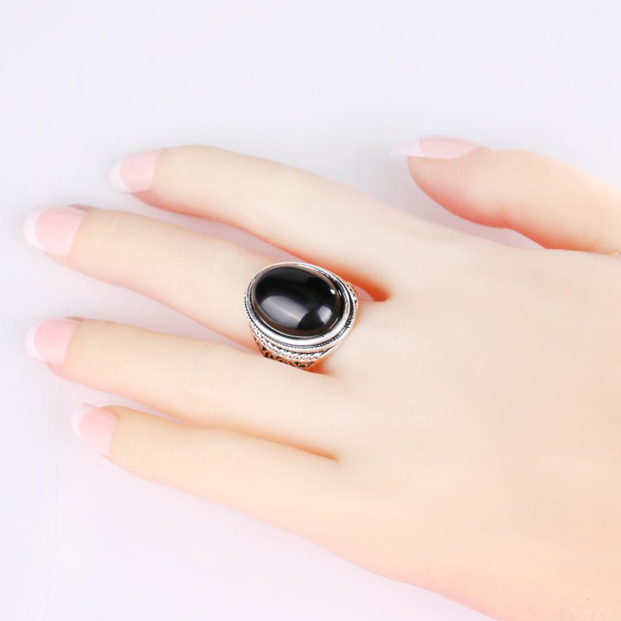 Cheap Vintage Victoria Wieck Wedding Rings Black Peridot Stainless Steel Imitation Agate Zircon  for Women Anel Punk