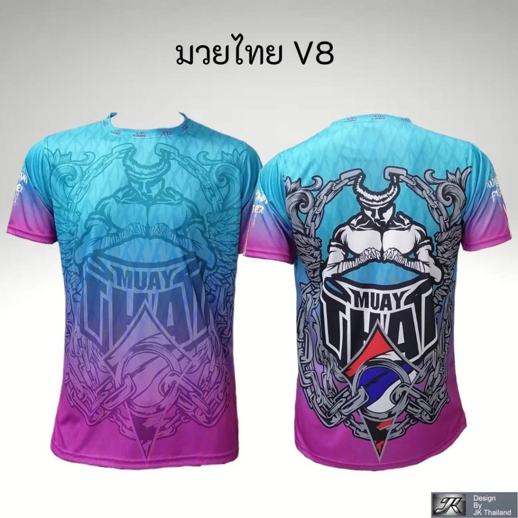 Muay Thai T-Shirt Kick Boxing 3D Print Vintage Training UV Protect Quick Dry Men Women Unisex Short Sleeve Round Neck MMA Mix Martial Art