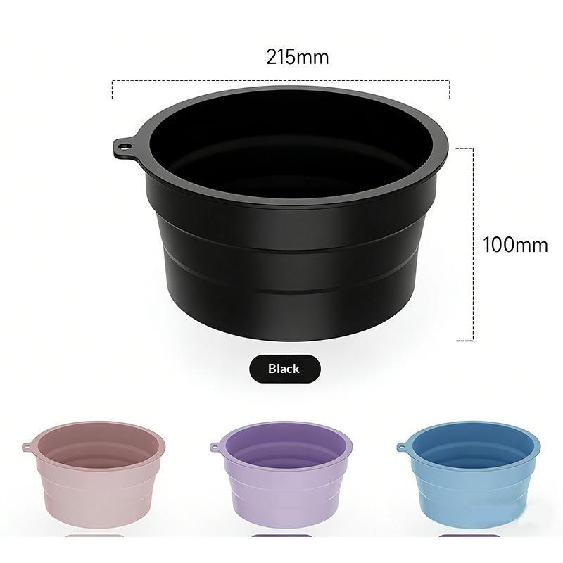 Tigela de Gelo Facial Dobrável de Silicone Com Bandeja de Gelo Embutida Lavatório para Mergulho Facial Para Reduzir Poros Portátil Cuidados com a Pele em Casa