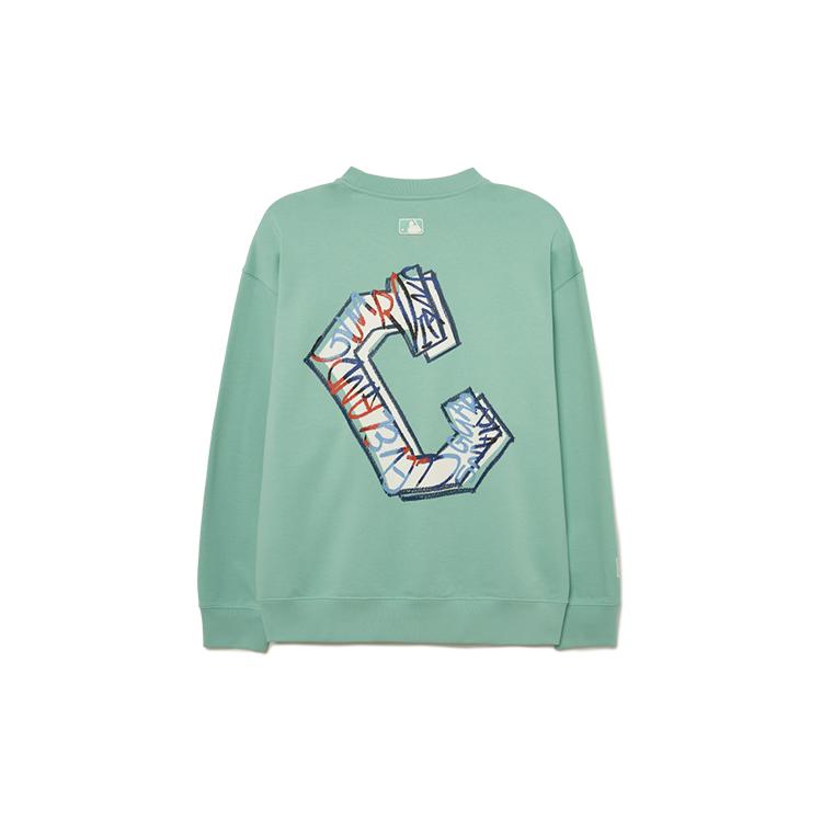 New MLB Sweatshirts Unisex Light Mint 3AMTL2034-45MTL