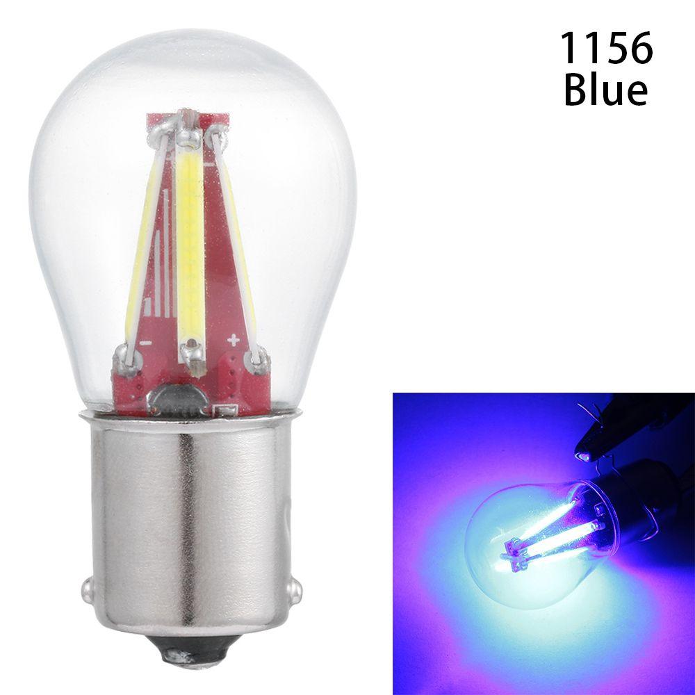 DRL Turn Brake 1156 BA15S P21W Car LED COB Bulb 4 Filament Reverse Lamp Signal Light