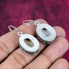 Orange Sea Sediment Earrings, 925 Solid Sterling Silver Gemstone Jewelry, Handmade Earrings, For Mother Day