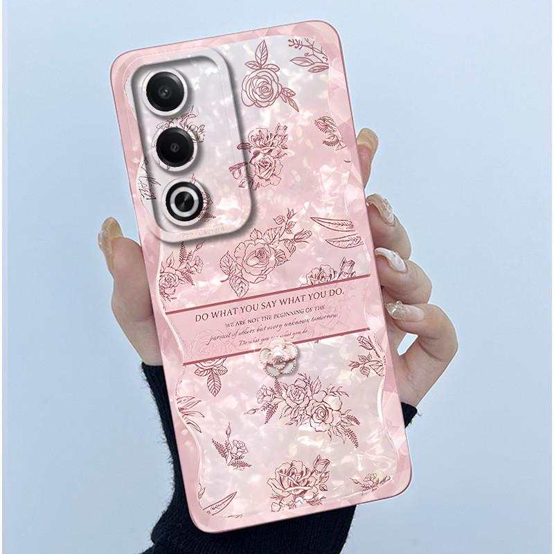 For OPPO A80 5G Case Fashion Simplicity Flower Soft Silicone Back Case For OPPO A80 5G CPH2639 Phone Cover OPPOA80 A 80 Fundas