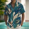 Men's Palm Leaf Coconut Palm Tropical Plants Hawaiian Shirt Tropical Shirts Aloha Shirt Short Sleeve