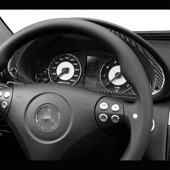Carbon Fiber Interior Speedometer Cover Trim For Mercedes-Benz W203 Type A