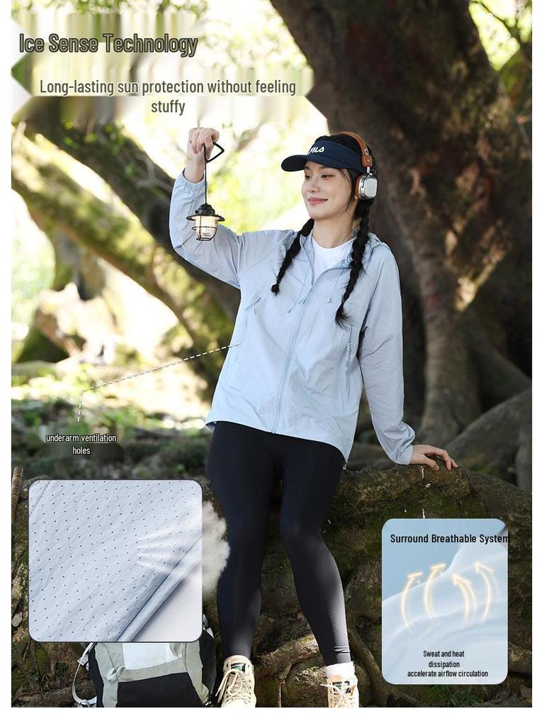 Unisex Summer 2025 Hooded UV Protection Water-Repellent Lightweight Jacket