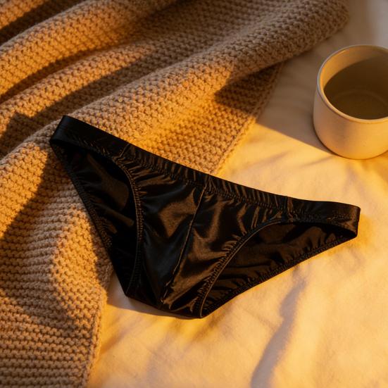 Pánské slipy Volný střih Elastické Střední pas U-vypouklé Kalhotky Jednobarevné Vysoká elasticita Prodyšné Spodní prádlo na spaní