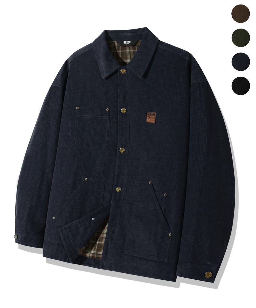 TRILLION Corduroy French Work Jacket_4Color