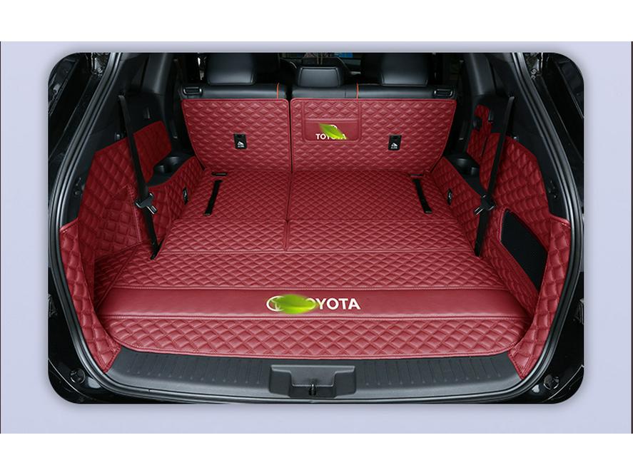 Kompletní krycí rohož do kufru pro 7místnou Toyotu Highlander - Vše v jednom interiérový doplněk