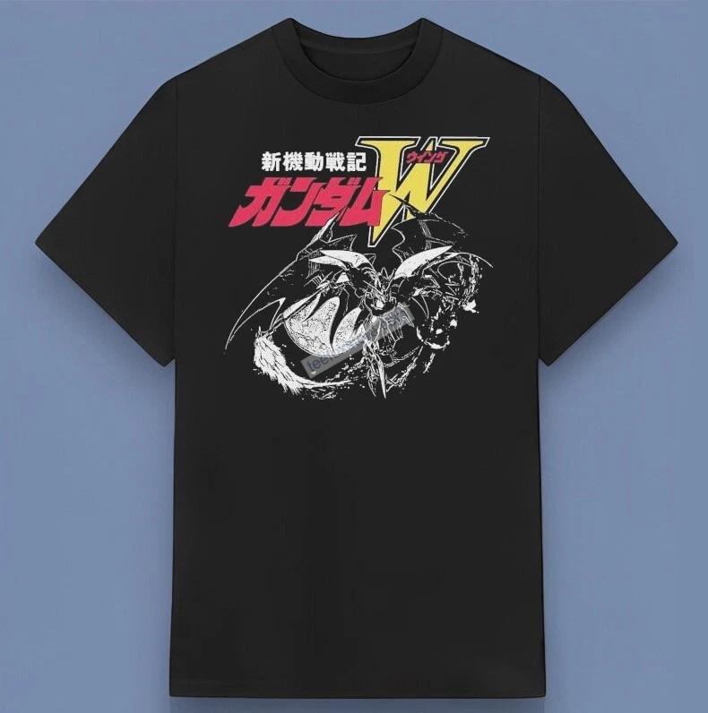 

Gundam Wing Deathscythe TShirt Perfect Gift for Friends Family Size High Quality Cotton Streetwear 4XL