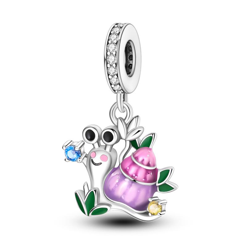 925 Sterling Silver Glow Firefly Butterfly Charms Fit Módní Originální náramky Dragonfly Bee Hmyz korálky Vlastní výroba šperků