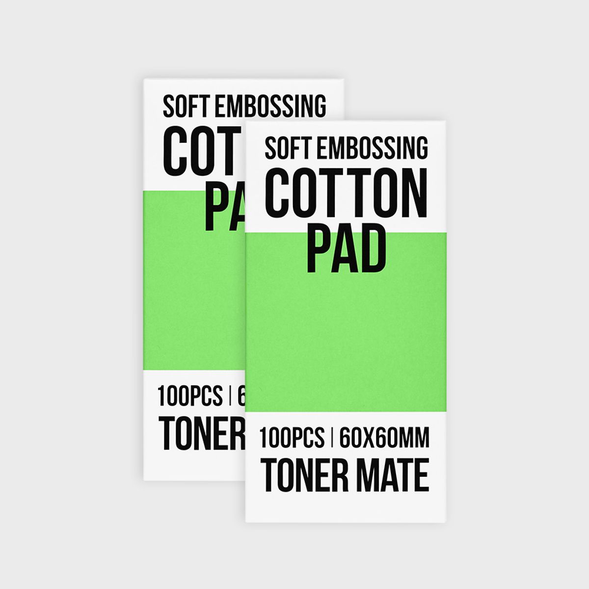 Soft Embossed Round Cotton Pads 100 Sheets * 2
