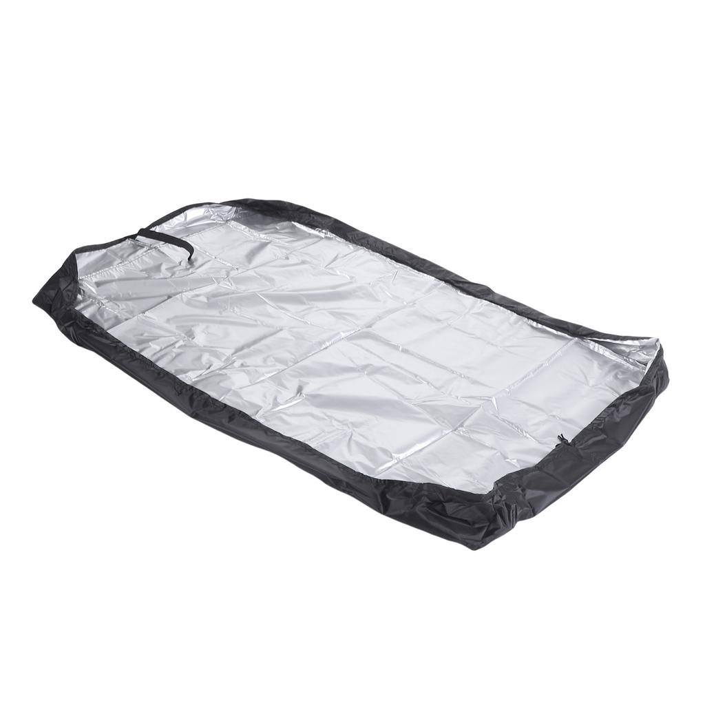 Wagon Rain Cover Foldable Water Proof Dust Proof Oxford Cloth Wagon Cart Cover with Adjustable Drawstring for Outdoor Camping Gardening