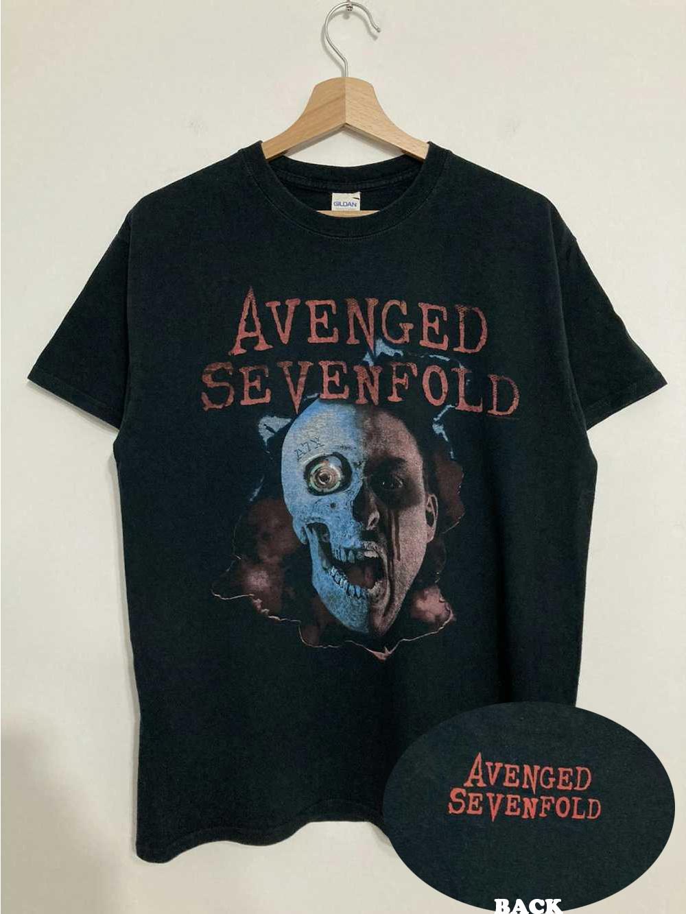 Band Tees × Rock T Shirt × Vintage Vintage Rock Band Tee Avenged Sevenfold Punk XXXL