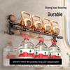 Meiruide Space Aluminum No-Drill Suction Cup Towel Rack