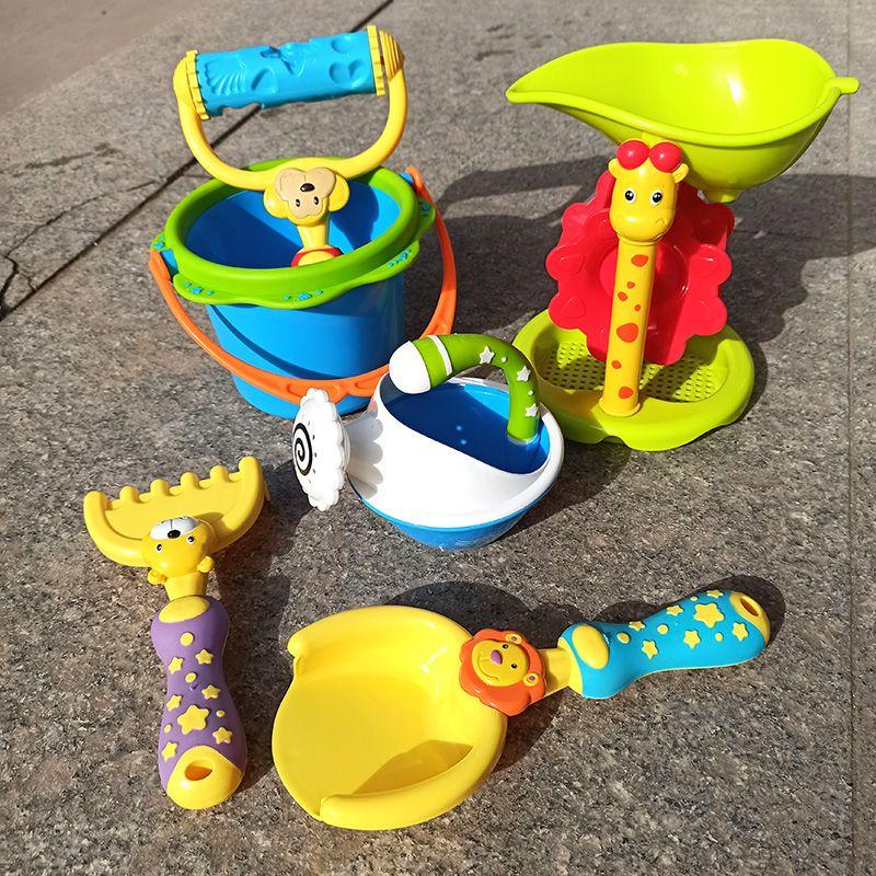 Children Beach Toy Suit Shovel Bucket Playing with Soil Baby Sand Digging Tool Sand Boys and Girls Sea Treasure Edge