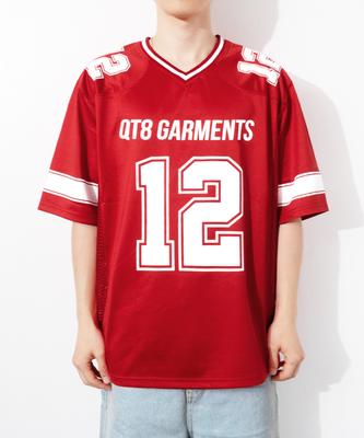QT8 GARMENTS Lb 3R Football Jersey (Red)