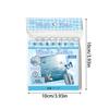Creative Sticker Book Colorful Holiday Coil Sticker Album Compact Portable Stickers for Journaling Scrapbooking DIY Crafts