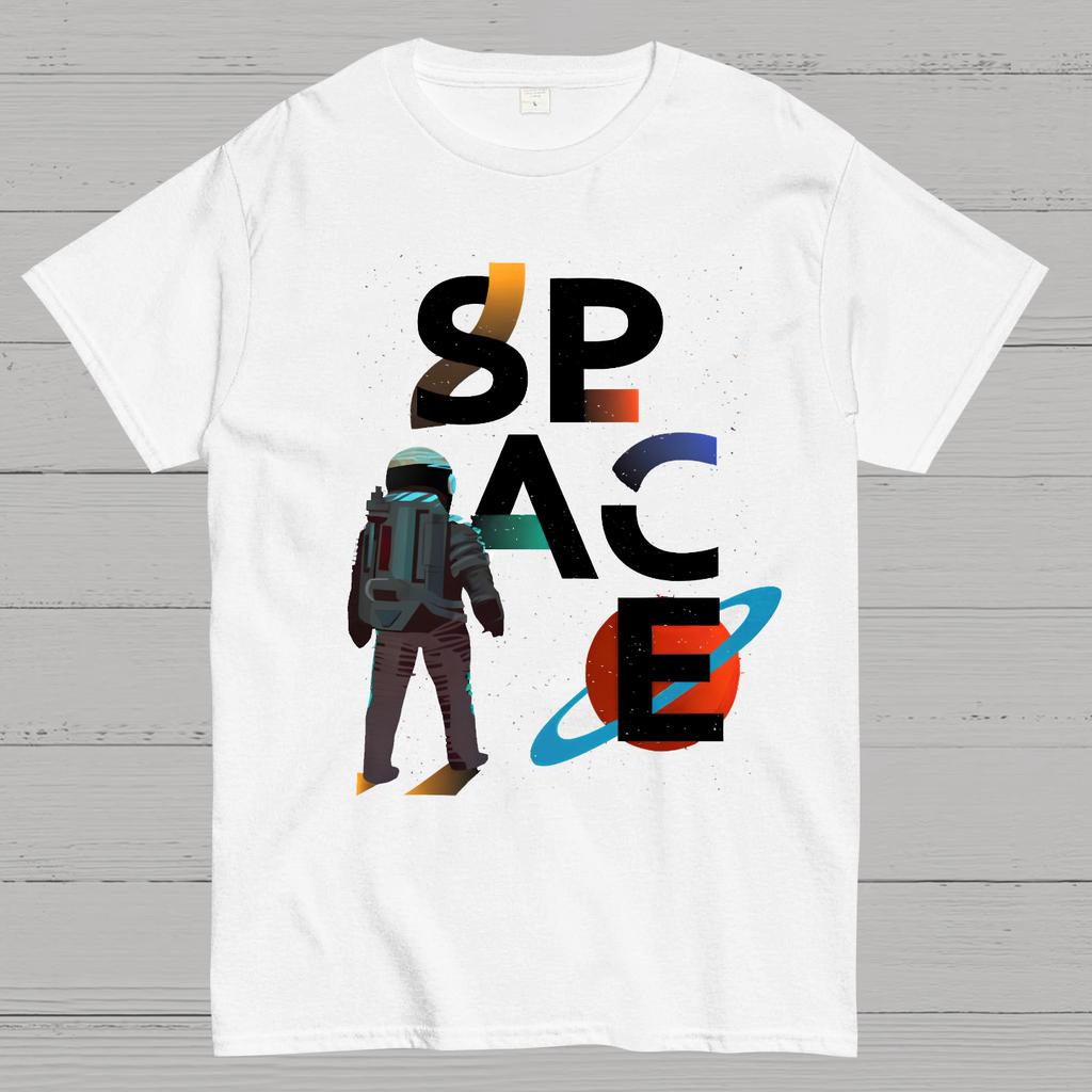 Nasa Space Design Cotton Summer Casual Cool Loose T-Shirt