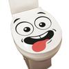 Playful Smiling Emoticon Adhesive Decorations Waterproof Stickers For Console Electronics Accessories Easy Application