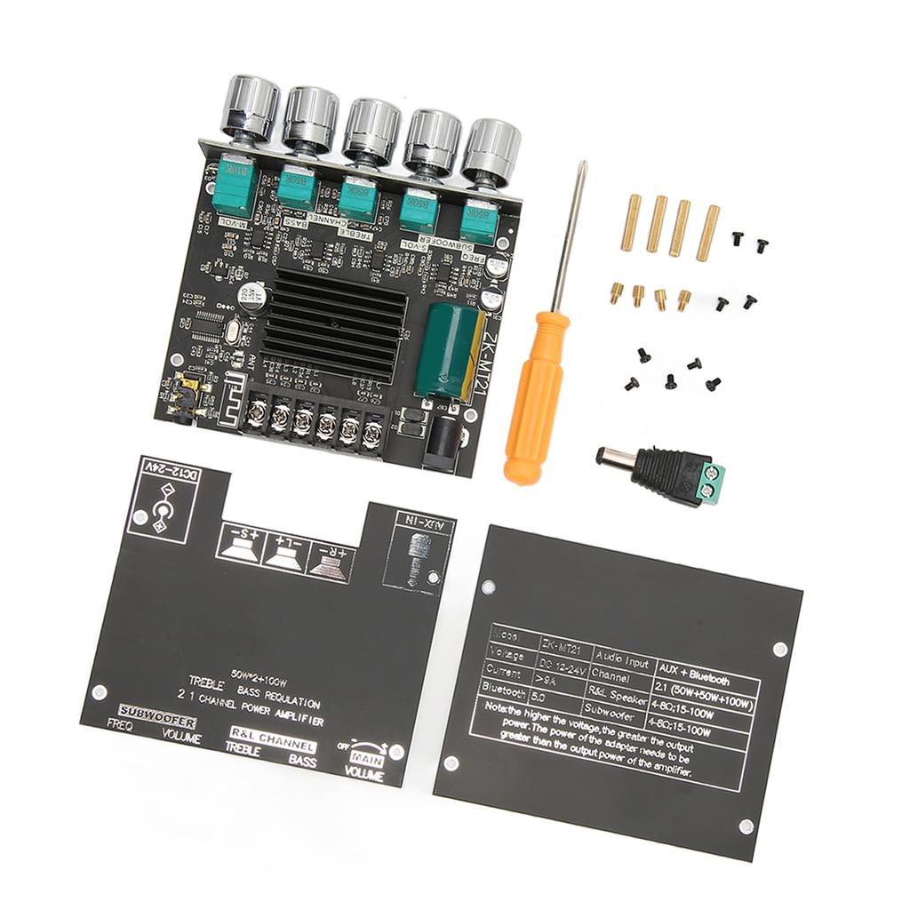 Bluetooth Digital Power Amplifier Module 50W 50W 100W 2.1 Channel Subwoofer Sound Power Amplifier Board