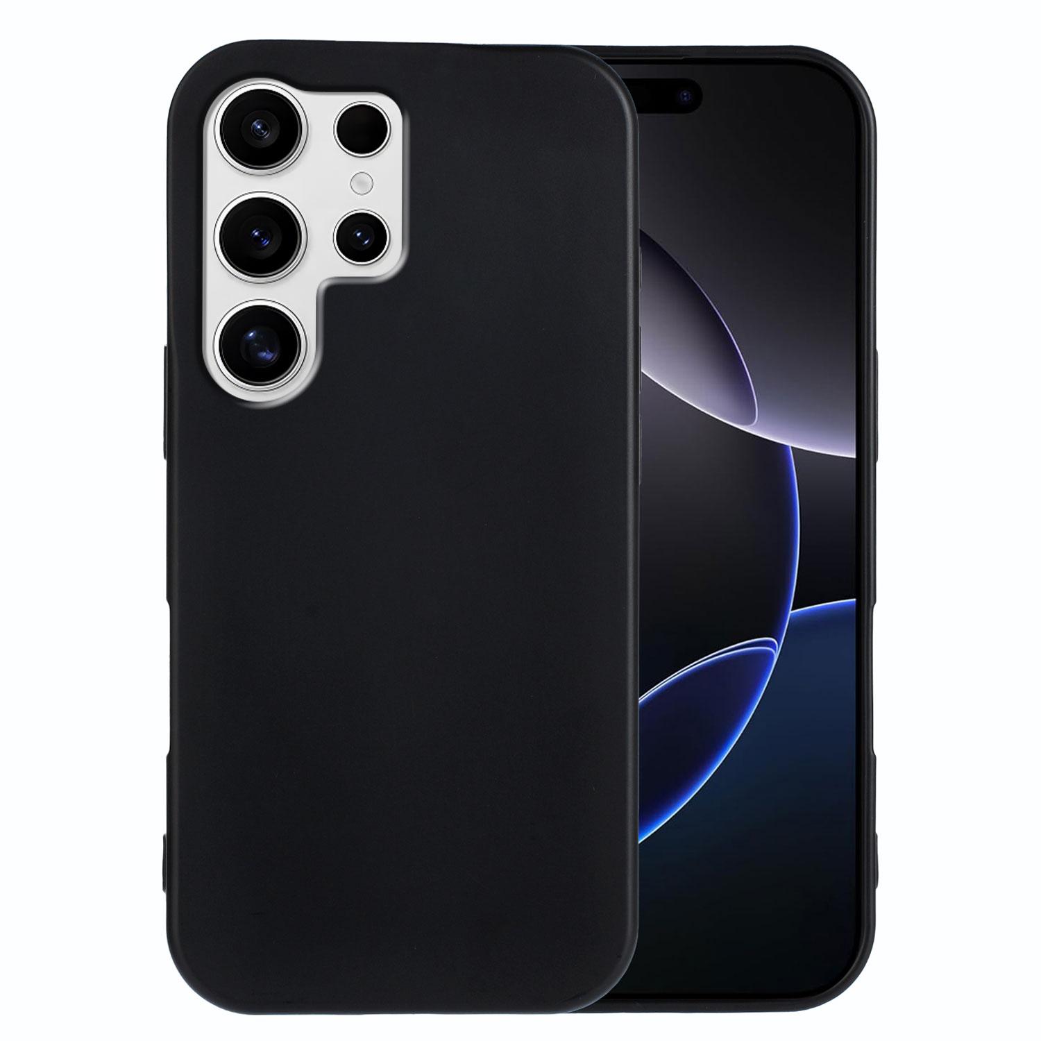 

Для Samsung Galaxy S25 Ultra Чохол з ТПУ М який Матовий Захист від відбитків пальців Задня кришка телефону Black