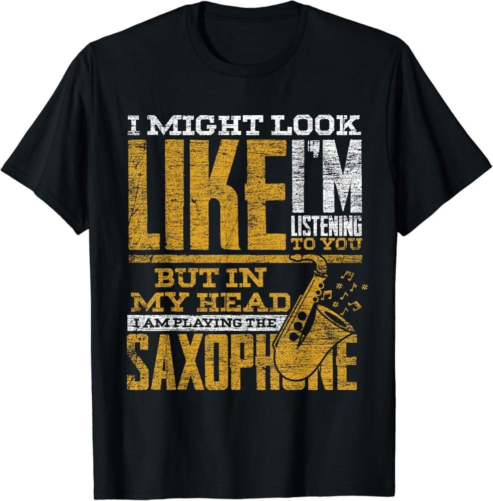 

Jazz Saxophonist Gifts I m Playing The Saxophone Gift Unisex T-Shirt M