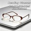 Retro Brand Designer Small-Frame Oval Presbyopia Glasses High-Quality Metal Chain-Leg High-Definition Women's Reader Eyewear