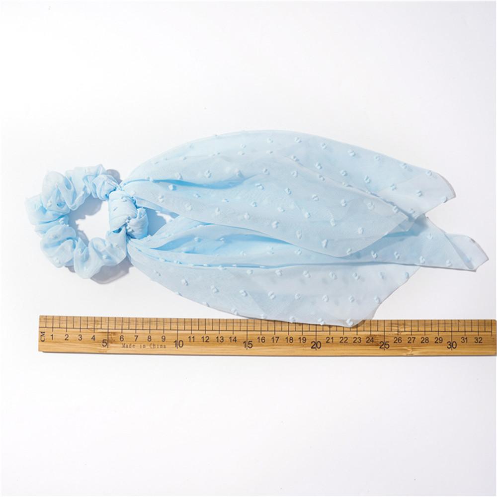 Fashion Leopard Print Bow Satin Long Ribbon Ponytail Scarf Hair Tie Scrunchies Women Girls Elastic Hair Bands Hair Accessories