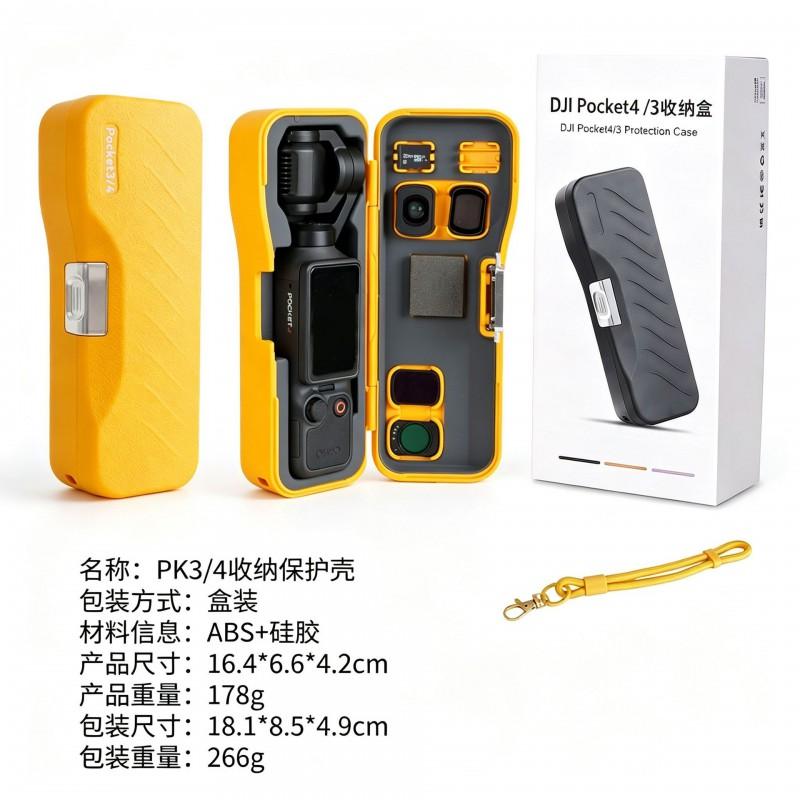 DJI Pocket 3 4 Protective Case With Filter Slot Portable Shockproof Storage Box Vloggers Travelers