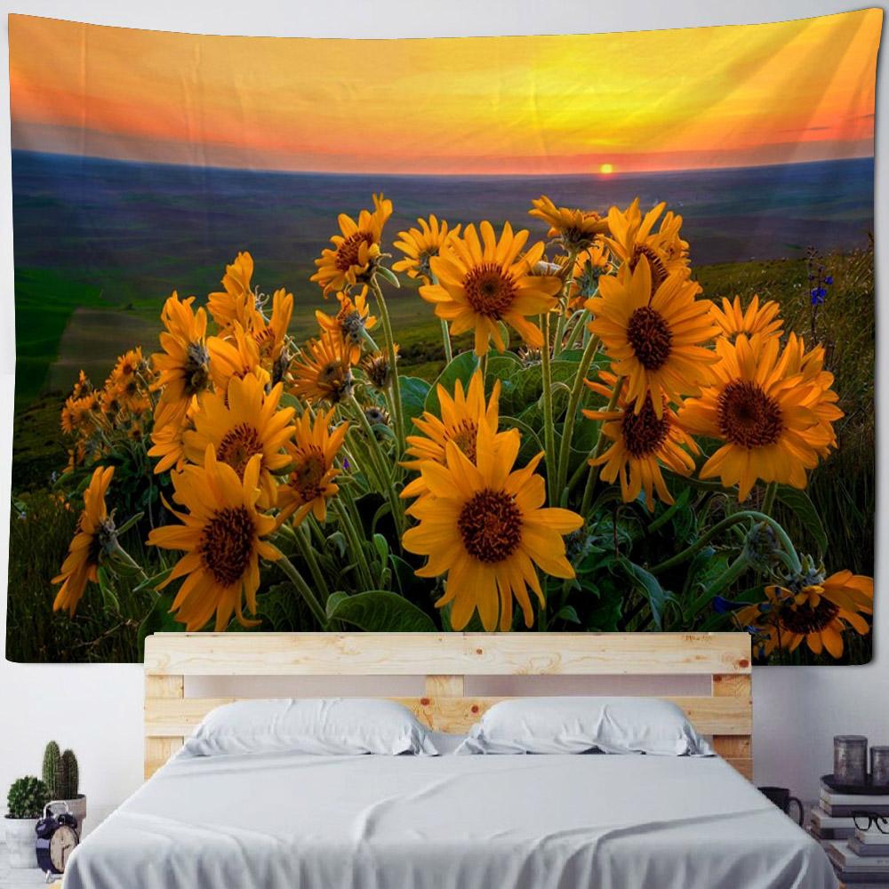 Garden Landscape Tapestry Home Decoration Art Wall Hanging Hippie Bedroom Wall Background Blanket Bed Sheet Sofa Coverage